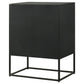 Alcoa 3-drawer Multi-Purpose Tall Accent Cabinet Black